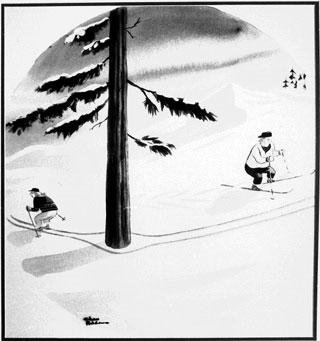 1940 Ski cartoon