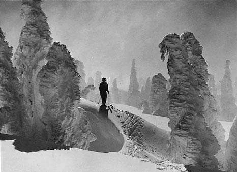 Plate 2, Skier at Mount Hood Photo