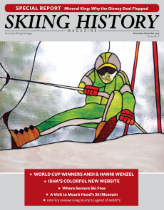 Skiing History Magazine Stained Glass Window