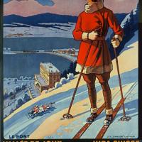 Vallorbe Le Pont Brassus, Switzerland Poster